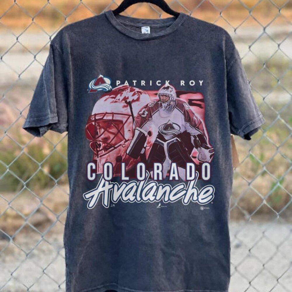 Patrick Roy Colorado Avalanche Hockey Sportswear Shirt Retro